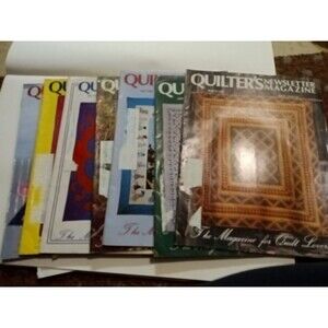 Quilters Newsletter Magazine lot Of 8 1982 Missing Jan Feb